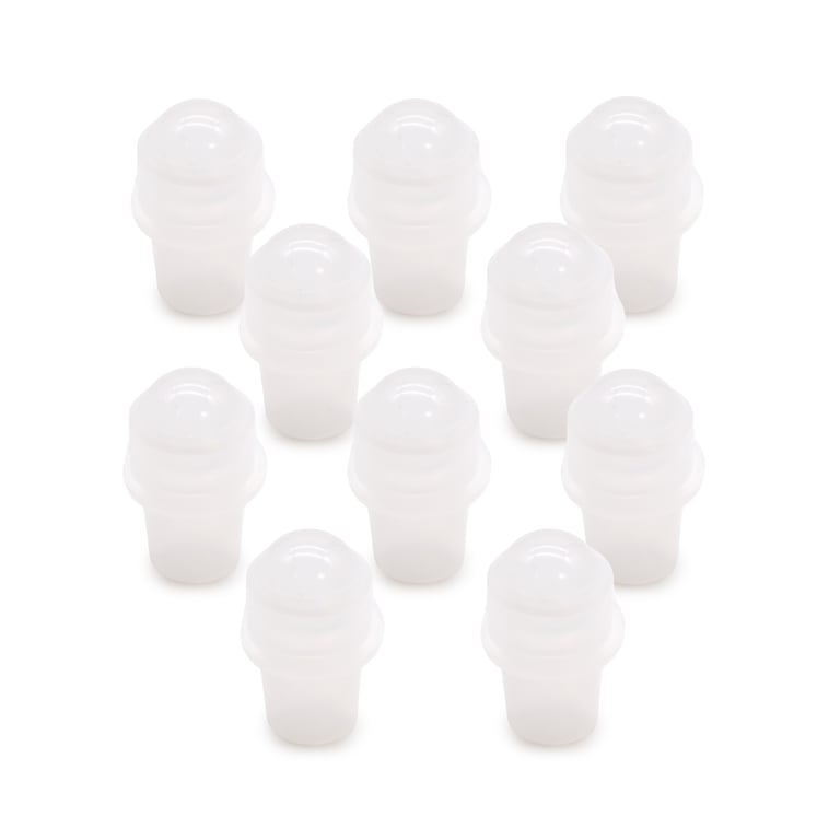 Rock Quartz Gemstone Roller Tip for 5ml Aromatherapy Bottles - Natural Crystal Beauty Tool