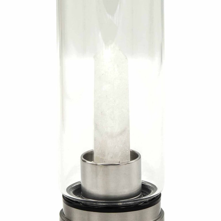 Obelisk Quartz Infused Glass Water Bottle - Crystal Clean by Brand/Model