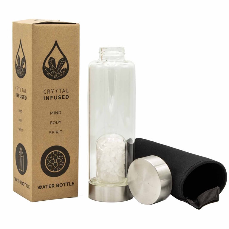 Quartz Infused Water Bottle - Crystal Cleansing - ZENbottles