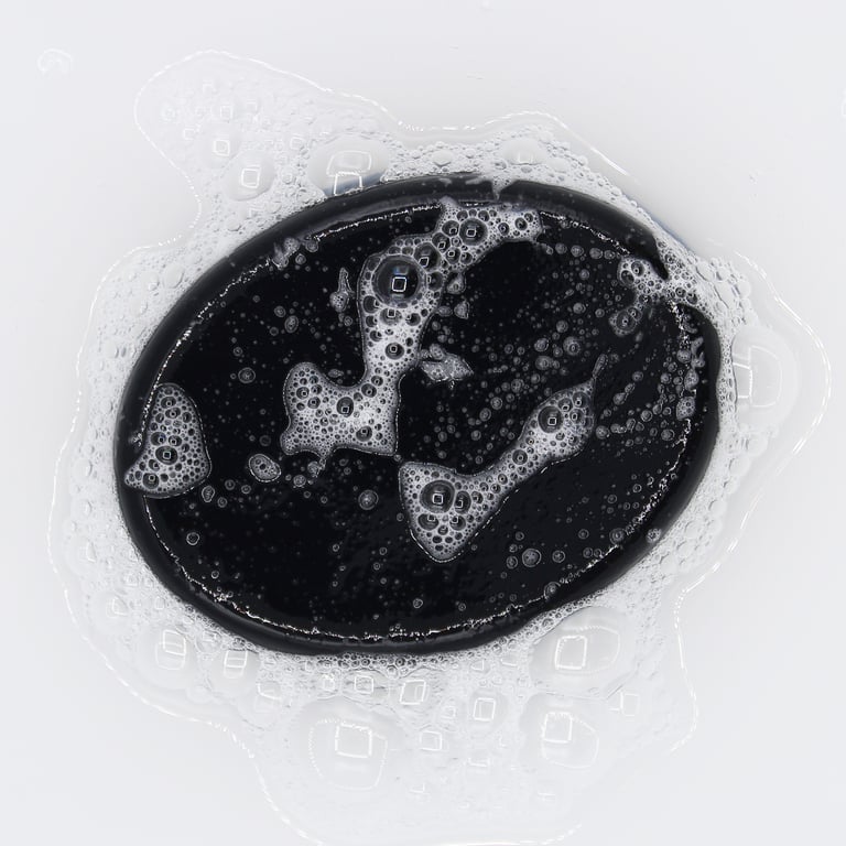 Natural Charcoal Soap 85g - Geranium Scented Facial Cleanser