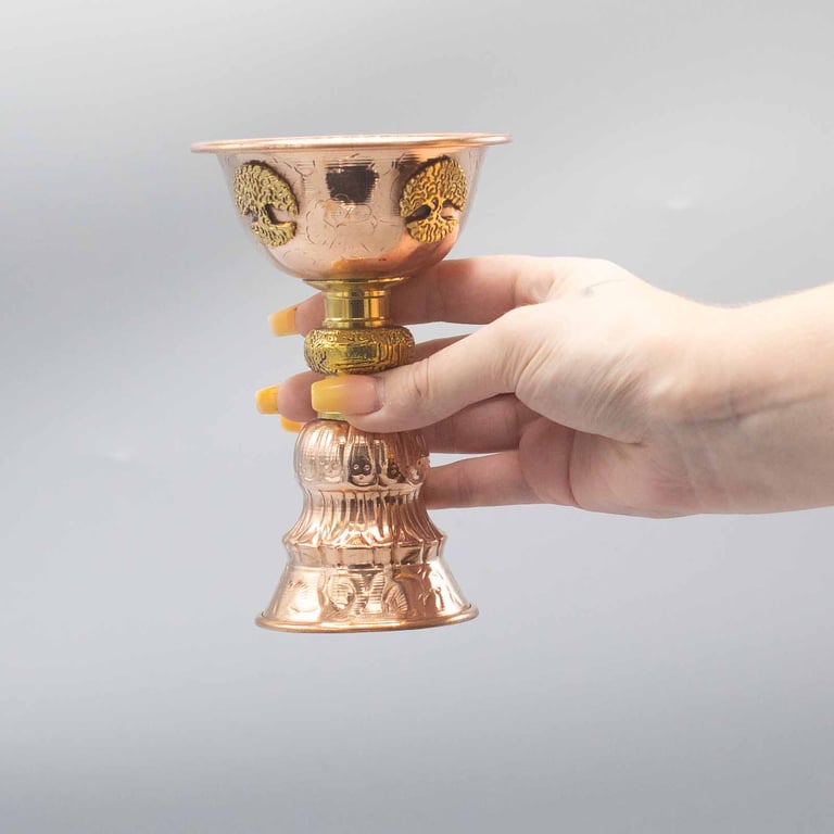 10cm Copper Tree of Life Goblet - Decorative Artwork by Brand/Model
