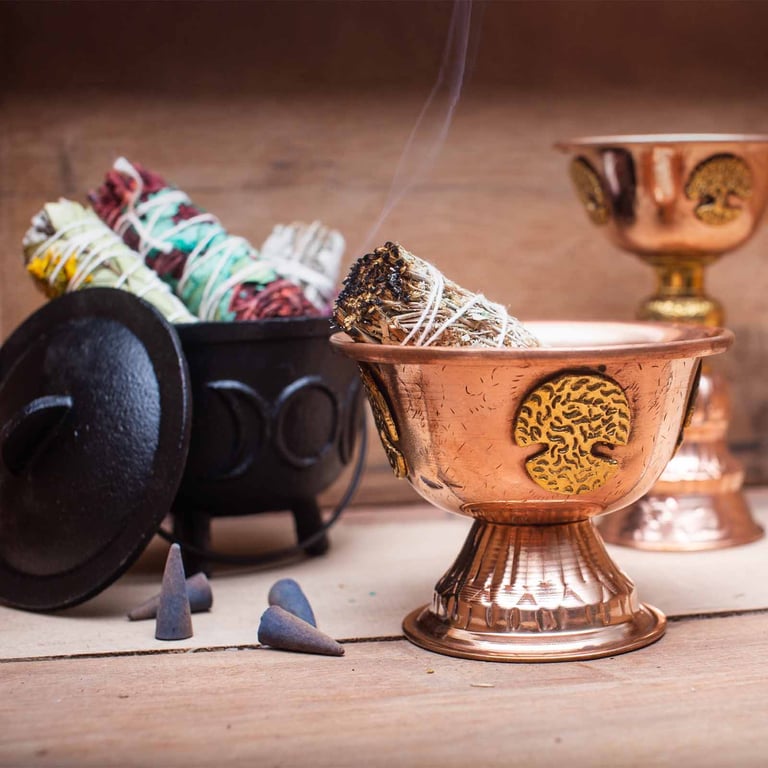 10cm Copper Tree of Life Goblet - Decorative Artwork by Brand/Model