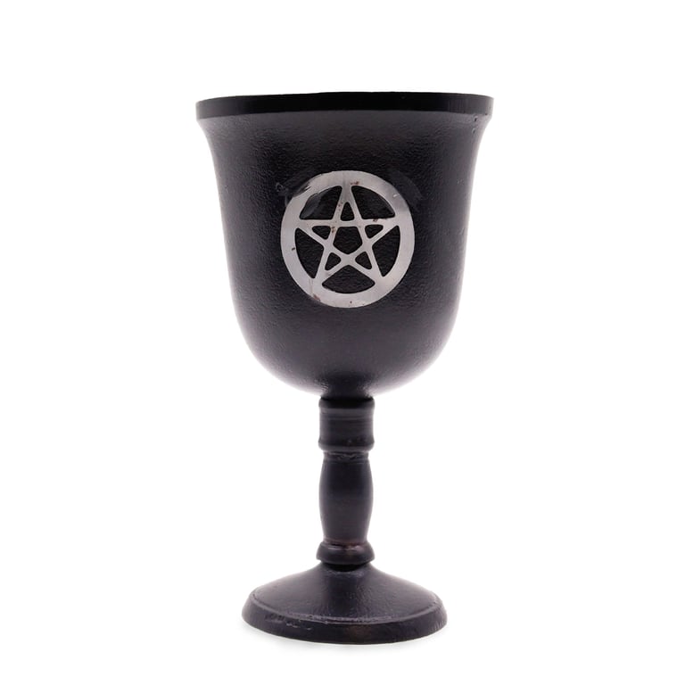 20x11cm Iron Goblet (Pentagon Shape) - Iron Ritual