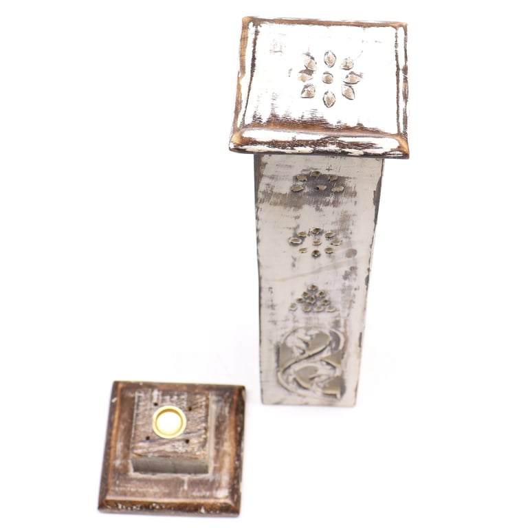Square Smoke Tower - Aromatic Diffuser and Decorative Holder Device