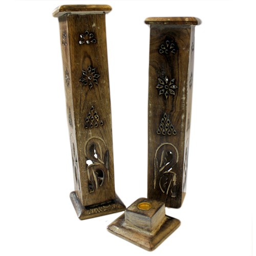 Square Smoke Tower - Aromatic Diffuser and Decorative Holder Device