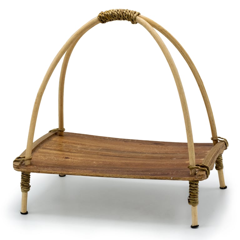 Coconut Leaf Natural Tea Holder - Eco-Friendly Infuser Stand for Green Tea and Herbal Teas