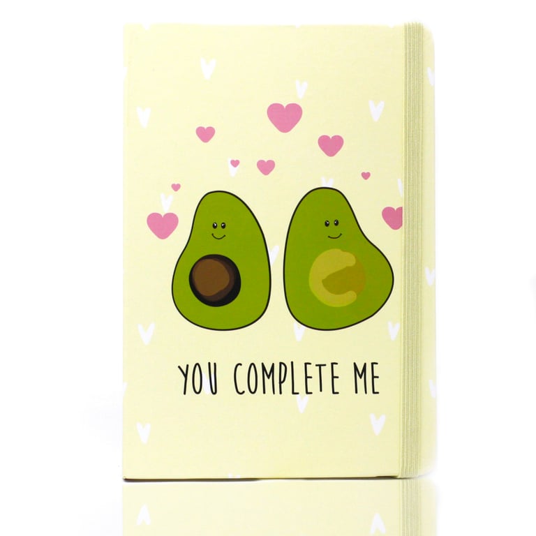 Crazy Avocado Assorted Designs A5 Notebook - Cool, Durable Writing Journal
