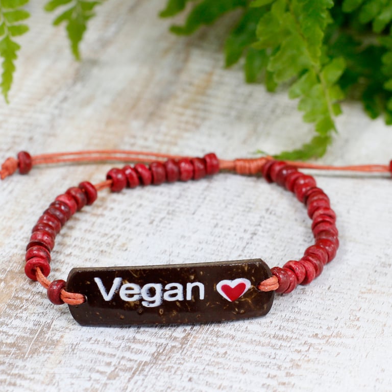 Coco Slogan Vegan Eco-Friendly Statement Cruelty-Free Jewelry Bracelet