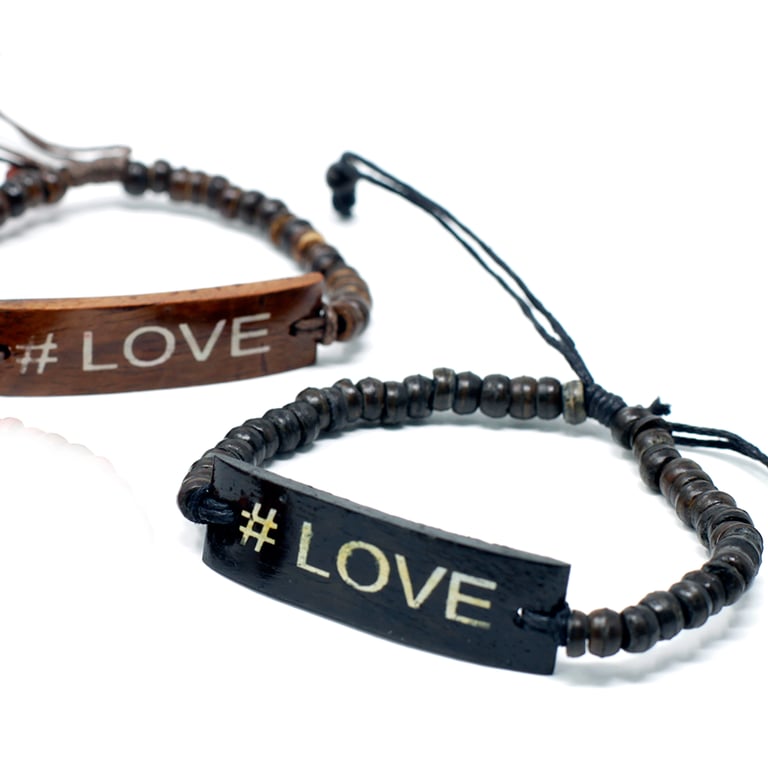 Coco Slogan Bracelet Love - Fashionable Friendship Jewelry