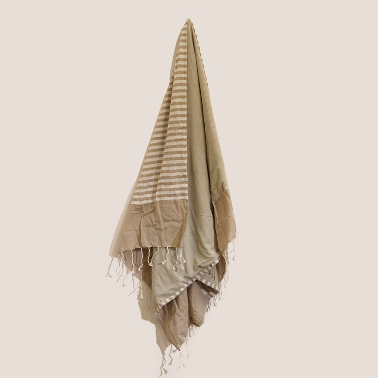 100x180 cm Cotton Towel (Warm Sand) - Pario