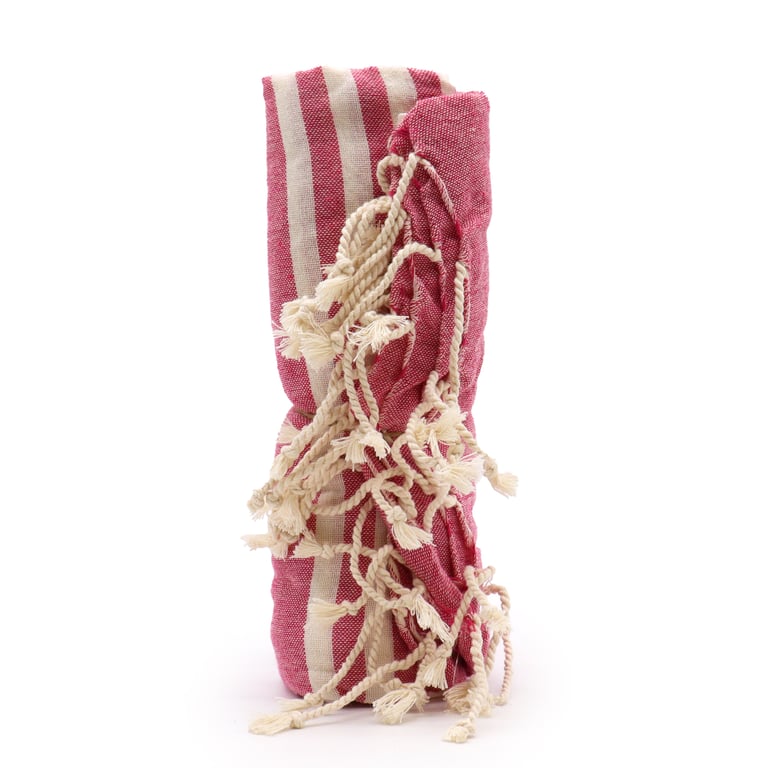 Cotton Pario Throw - Hot Pink Home Decor 100x180 cm Soft Blanket