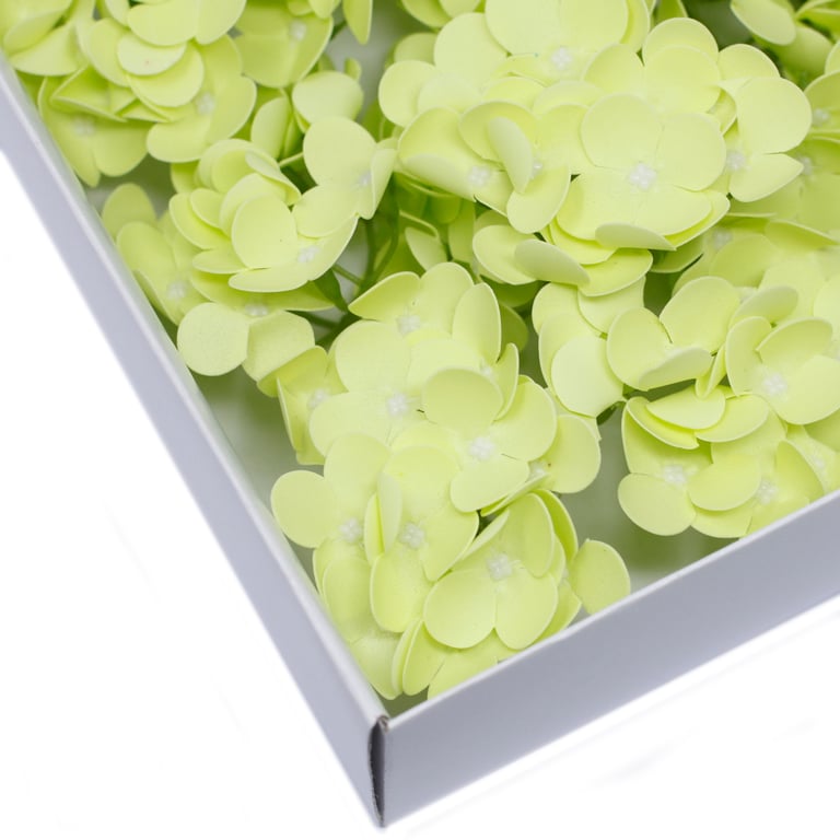 Handmade Craft Soap Flowers - Hyacinth Bean Spring Green