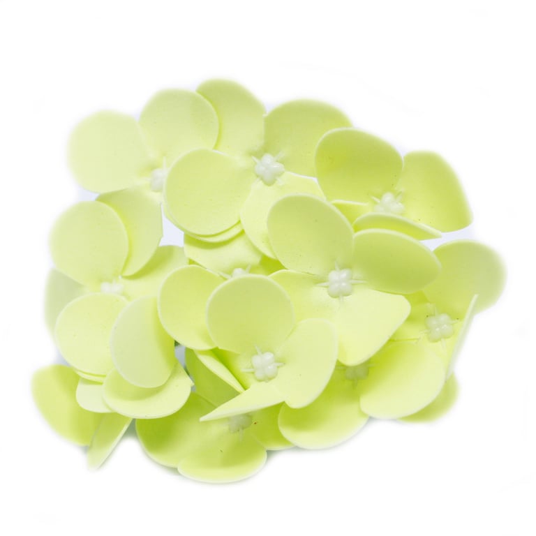 Handmade Craft Soap Flowers - Hyacinth Bean Spring Green
