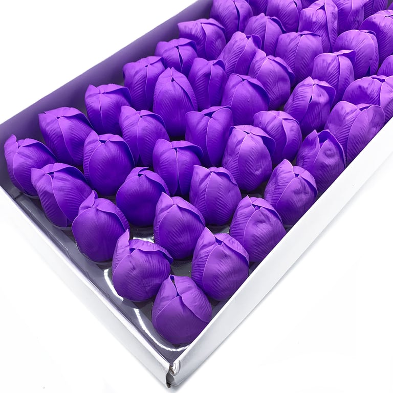 Handmade Lavender Soap Flower Craft Soap Med Tulip Decoration Gift