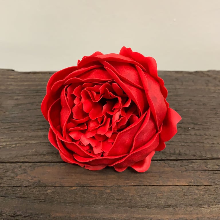 Extra Large Red Peony Craft Soap - Premium Quality by Brand Name