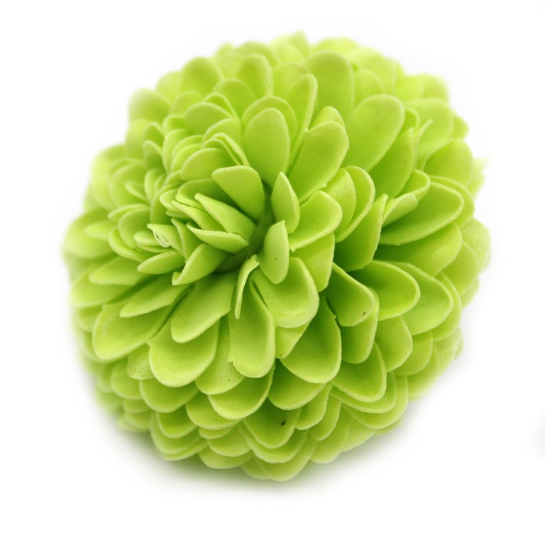 Handmade Small Chrysanthemum Craft Soap Flower - Light Green