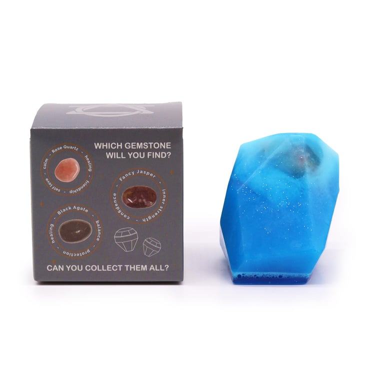 Crystal Elemental Soap - Natural Water-Based Cleansing Bar for Bath and Skin Care