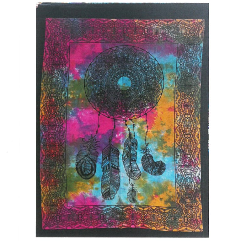Handmade Cotton Dream Catcher Wall Art - Boho Bedroom Decor