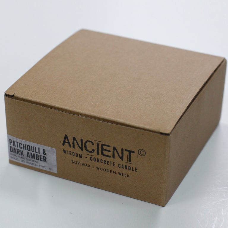 Patchouli & Dark Amber Large Round Perfume - Lasting Fragrance by Unnamed Brand