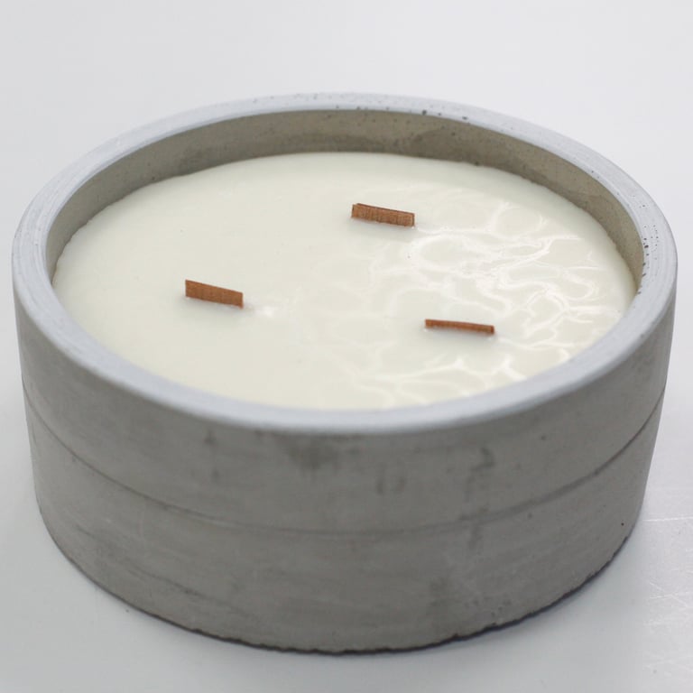 Large Round Crushed Vanilla & Orange Aroma Diffuser - Premium Model