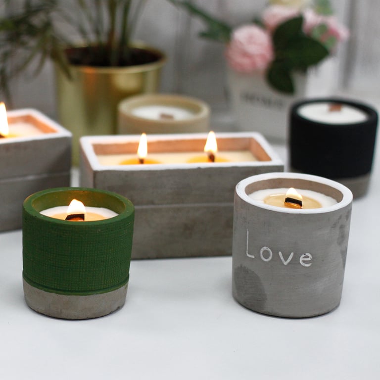 Large Round Crushed Vanilla & Orange Aroma Diffuser - Premium Model