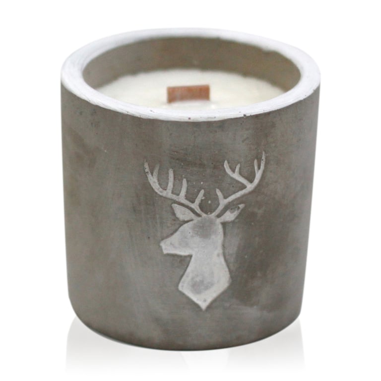 Med Pot Stag Head Whiskey & Woodsmoke Artisanal Smoking Pipe with Tobacco Holder
