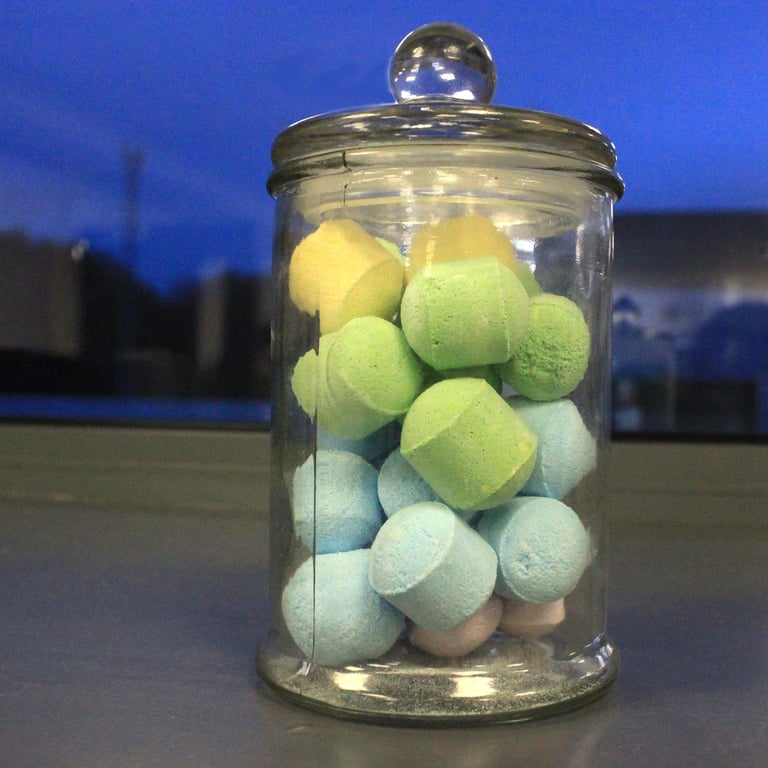 Large Clear Glass Candy Jars - Home Decor Storage Containers