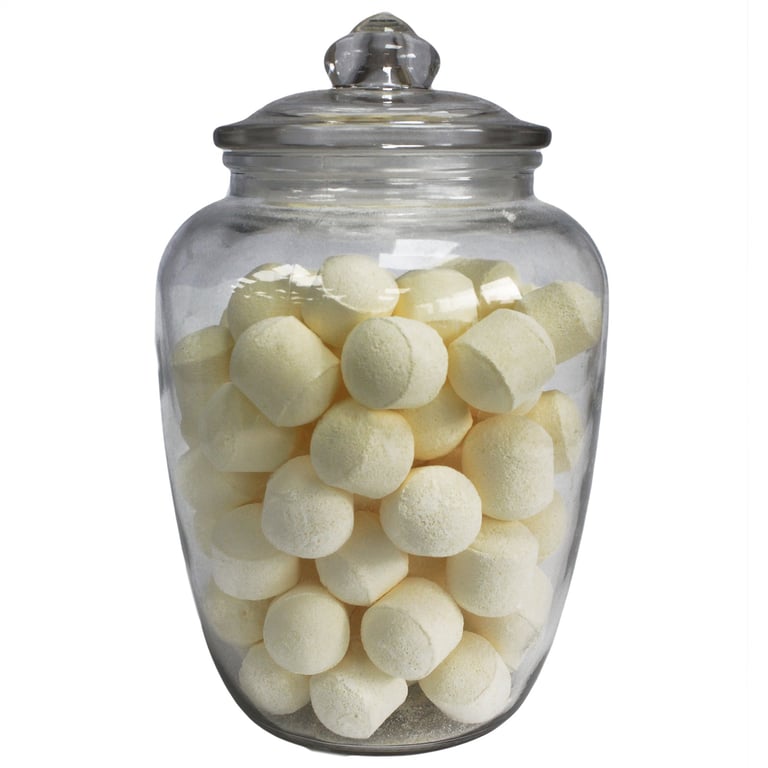 Big Classic Glass Candy Jar 15x24.5cm - Large Sweet Storage Container