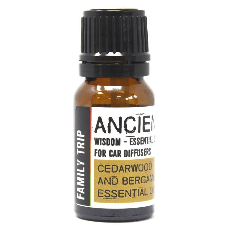 Aromatherapy Car Blend - Family Trip Essential Oil Blend (10ml) for Stress Relief in Vehicles