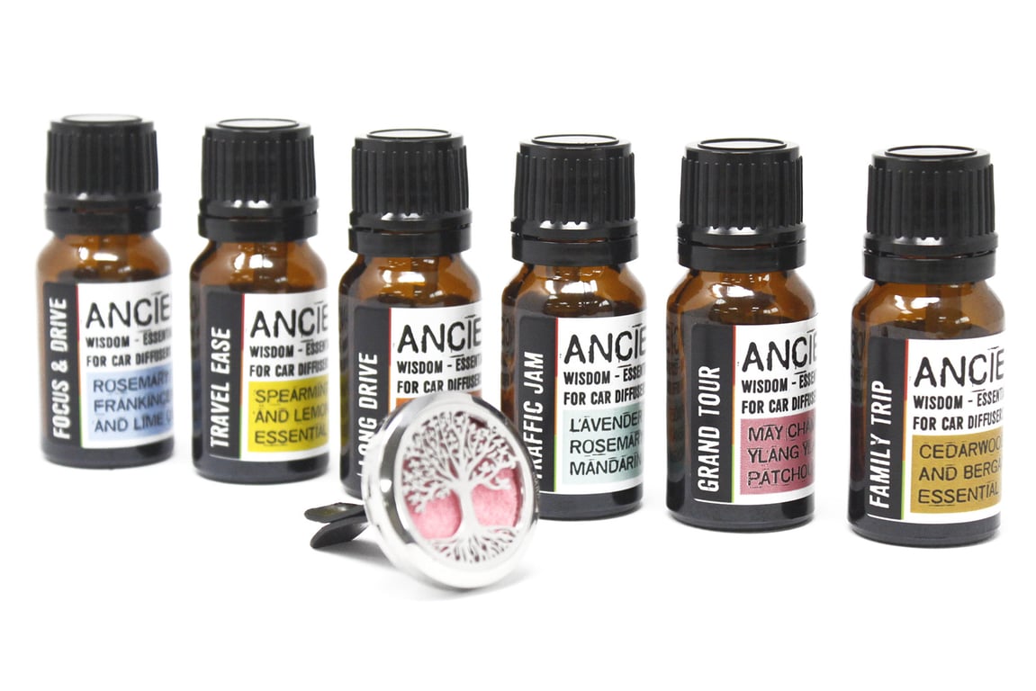 10ml Aromatherapy Car Blend - Stress Relief & Concentration Boost with Traffic Jam Essential Oil