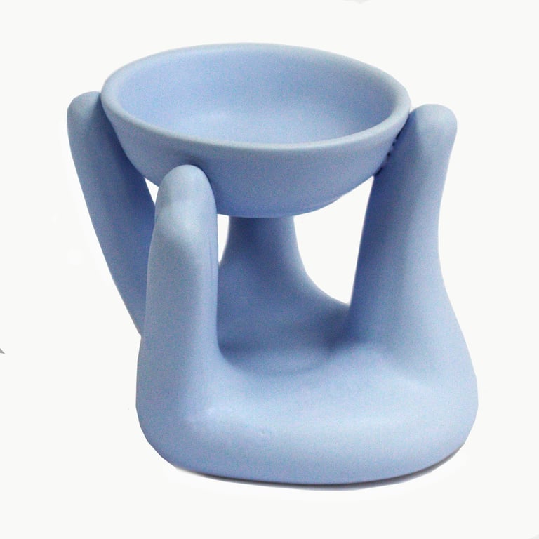 Blue Open Hands Essential Oil Diffuser and Home Scented Oil Burner