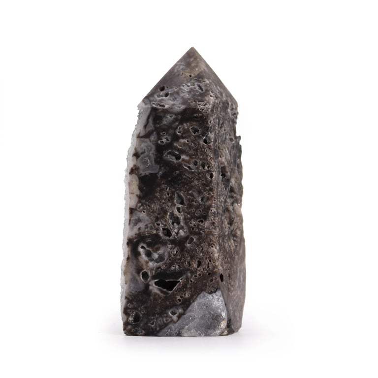 Natural Calcite Side Polish Tower - Crystal Home Decor Accent