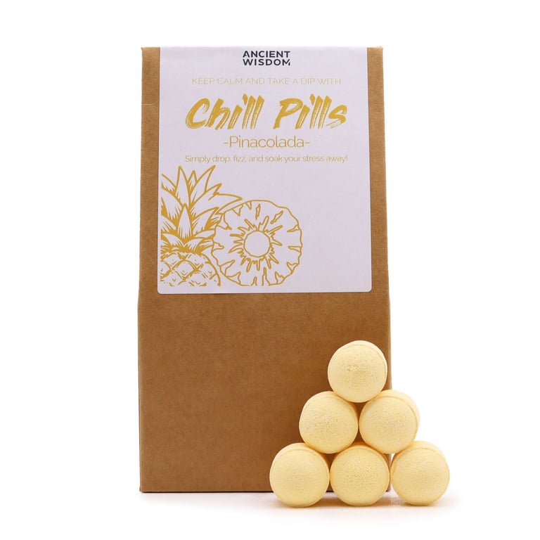 Chill Pills Gift Pack - Relaxation Candy 350g Pinacolada Stress Relief Chocolate