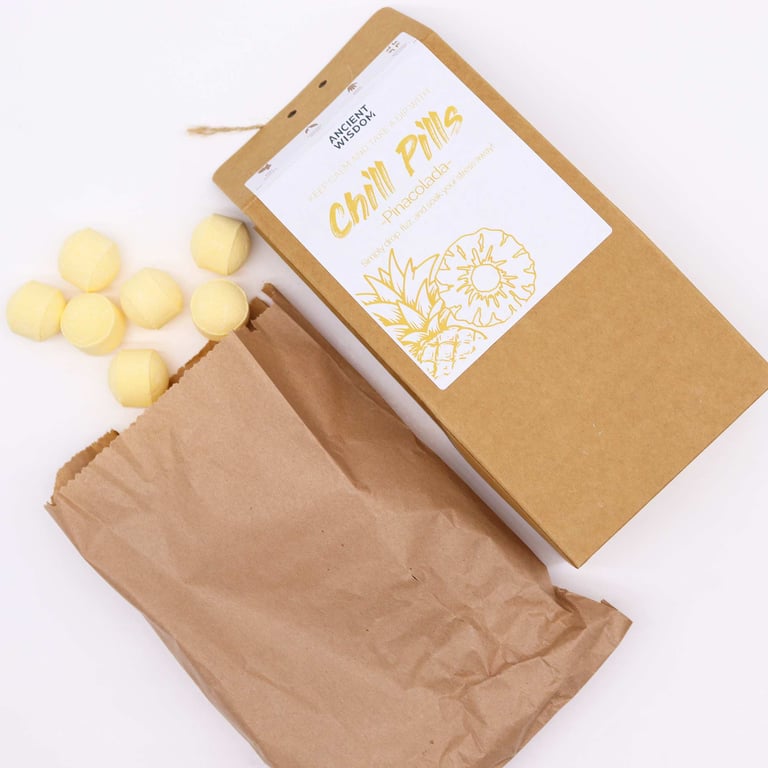 Chill Pills Gift Pack - Relaxation Candy 350g Pinacolada Stress Relief Chocolate