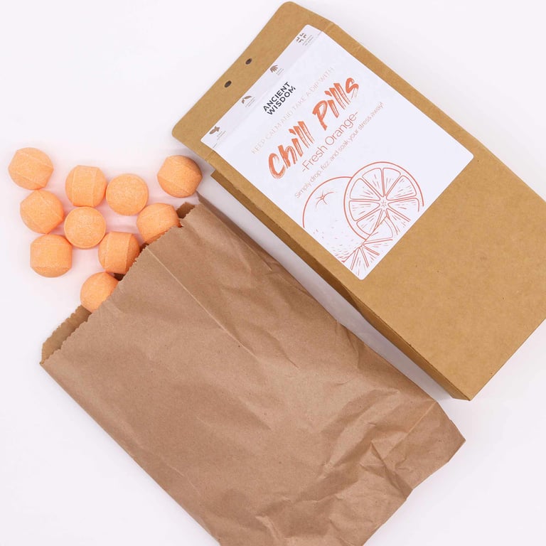 Chill Pills Gift Pack - 350g Fresh Orange Relaxation Supplement