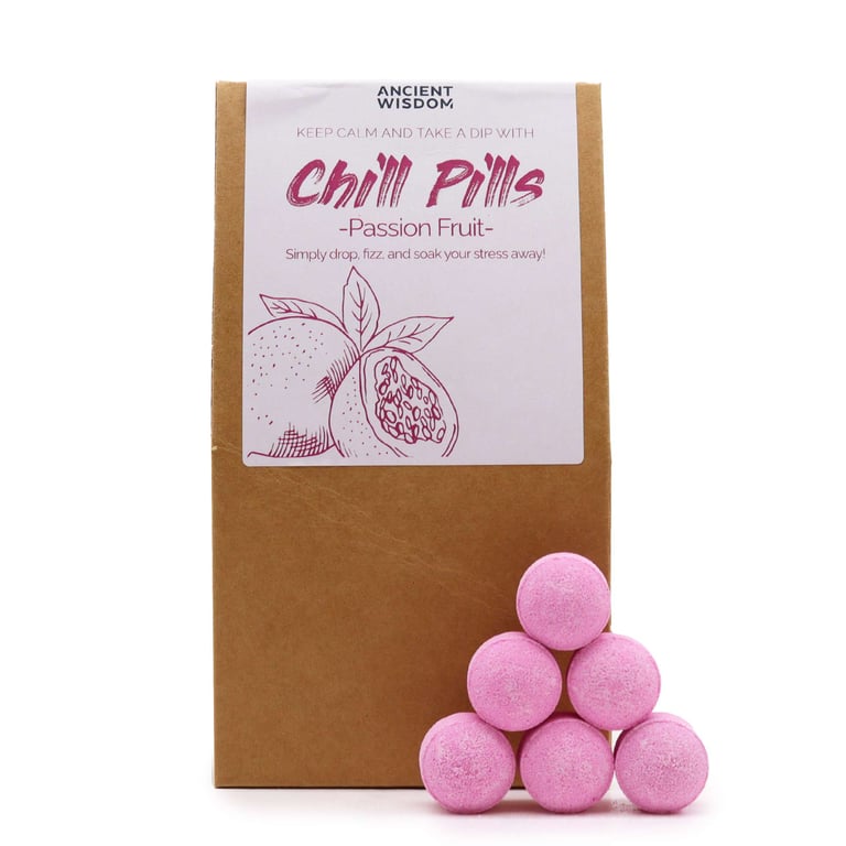 Chill Pills Gift Pack - Relaxation and Stress Relief with Passion Fruit 350g