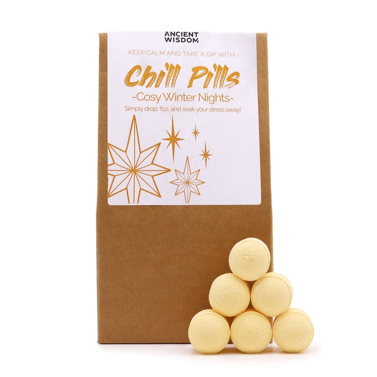 Chill Pills Gift Pack - Relaxing Winter Treat, 350g Cosy Night Snack