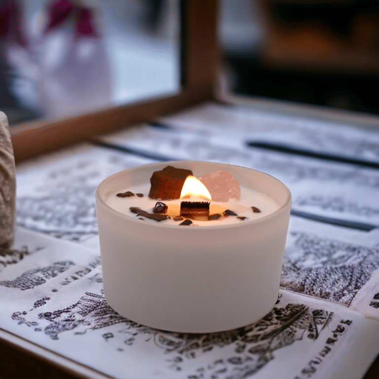 Sacred Chakra Crystal Candles - Balance and Harmony through Energy Healing