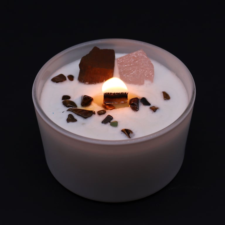 Sacred Chakra Crystal Candles - Balance and Harmony through Energy Healing