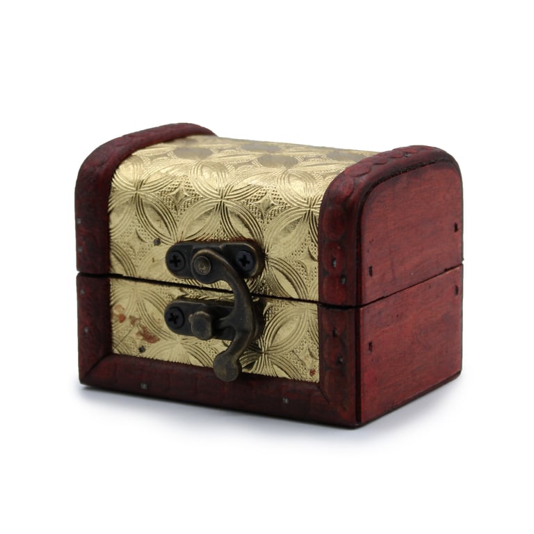 Mini Colonial Boxes - Gold Luxury Home Decor Storage Solution