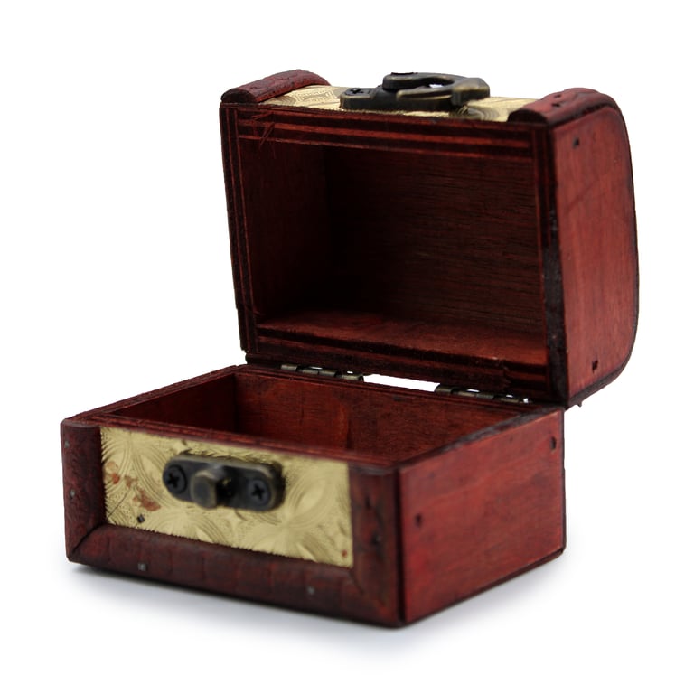 Mini Colonial Boxes - Gold Luxury Home Decor Storage Solution