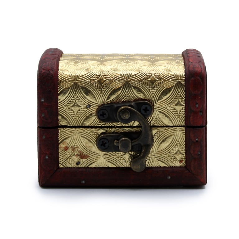 Mini Colonial Boxes - Gold Luxury Home Decor Storage Solution
