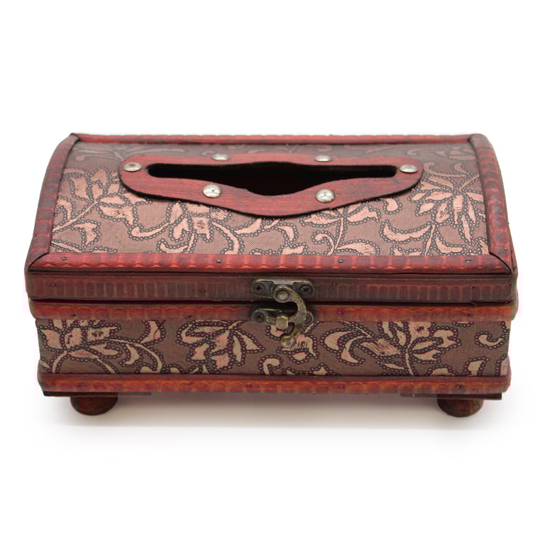 Classic Glamour Tissue Box Stand with Legs - Elegant Holder for Tissues