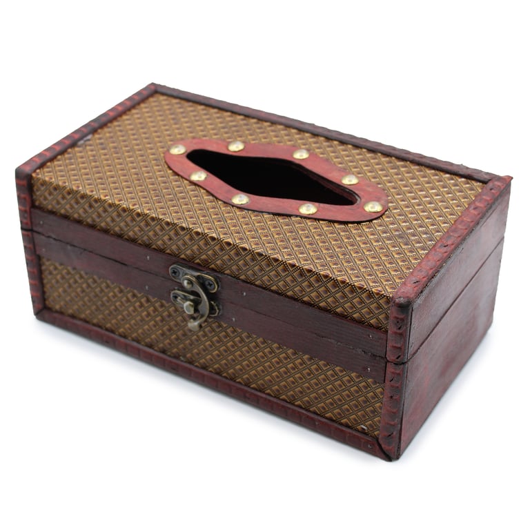 Large Trunk Style Tissue Holder for Home Organization and Storage