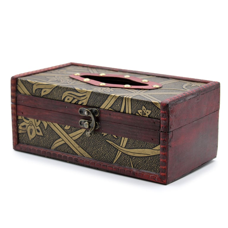 Large Trunk Style Tissue Holder for Home Organization and Storage