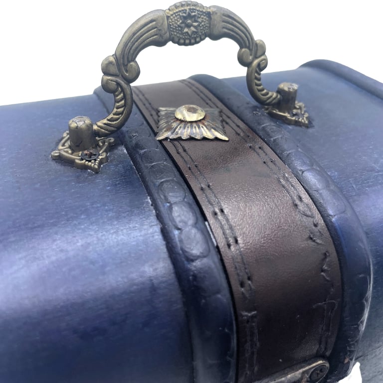 Teal Treasure Chest Set of 2 - Decorative Storage Solutions
