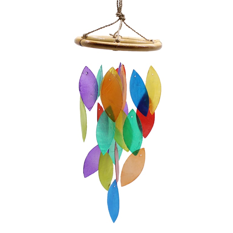 Bamboo & Leaf Rainbow Diffuser - Aromatherapy Essential Oil Dispenser