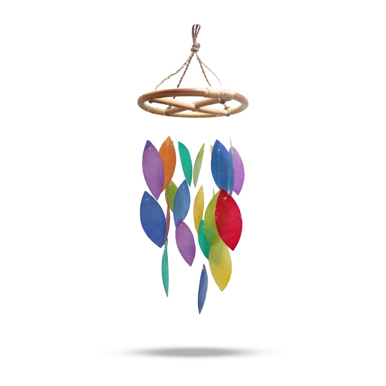 Bamboo & Leaf Rainbow Diffuser - Aromatherapy Essential Oil Dispenser