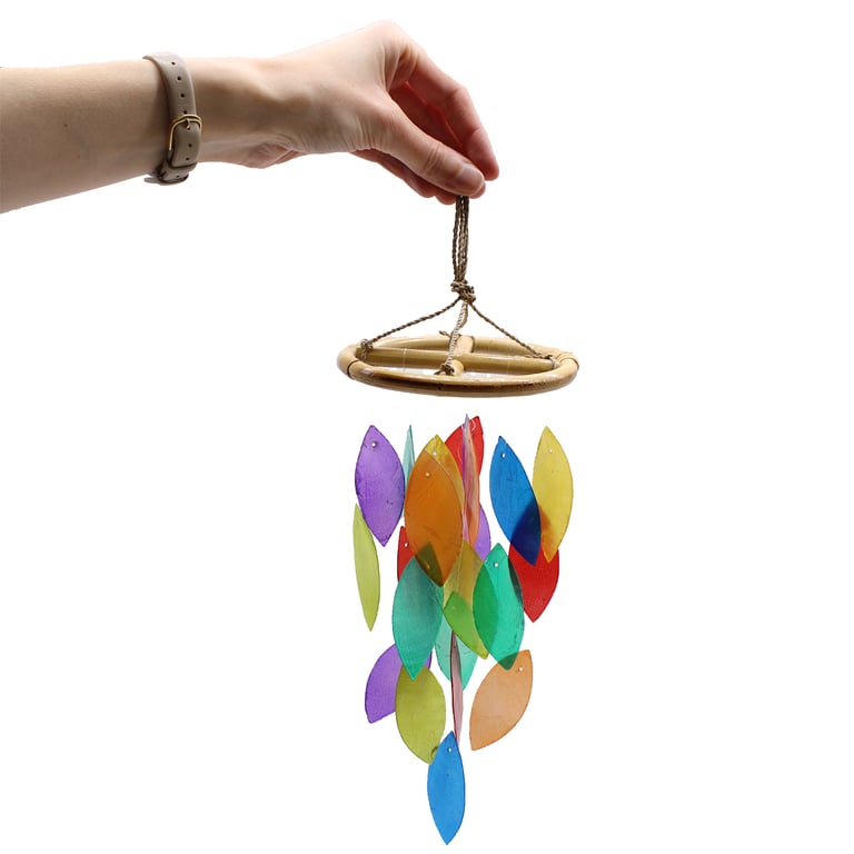Bamboo & Leaf Rainbow Diffuser - Aromatherapy Essential Oil Dispenser