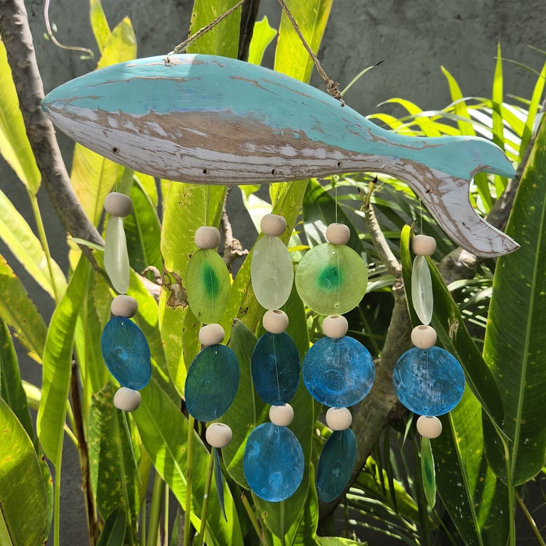 Fish Carving and Copis Drop (Aquatic Decor Sculpture) - Detailed, Handcrafted Designs